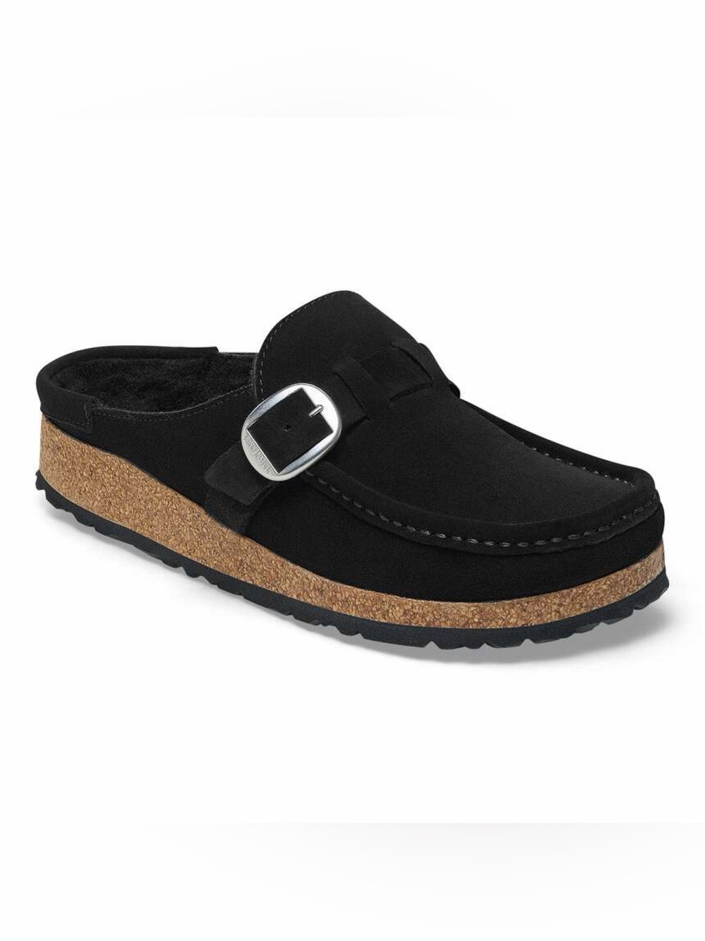 New! Birkenstock Buckley Shearling Suede Leather